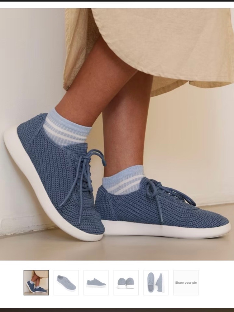 The Sak Asha Low Top Sneaker Maritime Sz 9